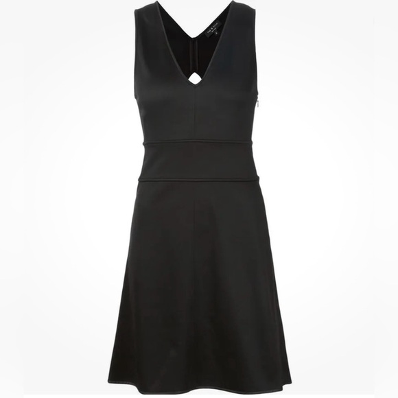 Rag and Bone Astrid Black A-Line Back Cut Out Dress size S - Picture 9 of 10